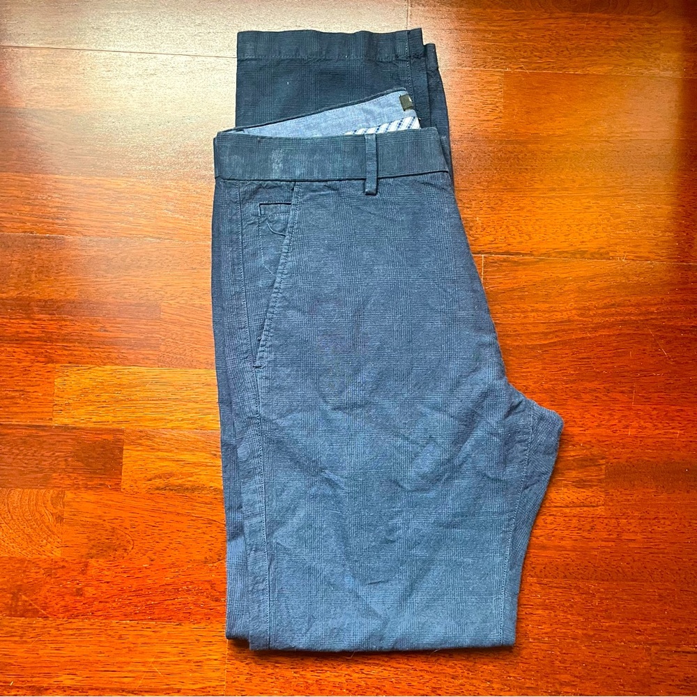 Banana Republic Checkered Linen Pants